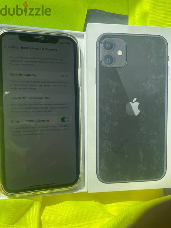 iPhone 11 128gb with box cable battery 100 no open repair 1