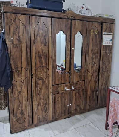 Cupboard suitable for hall & bedroom, good condition, Only 250 Riyal.