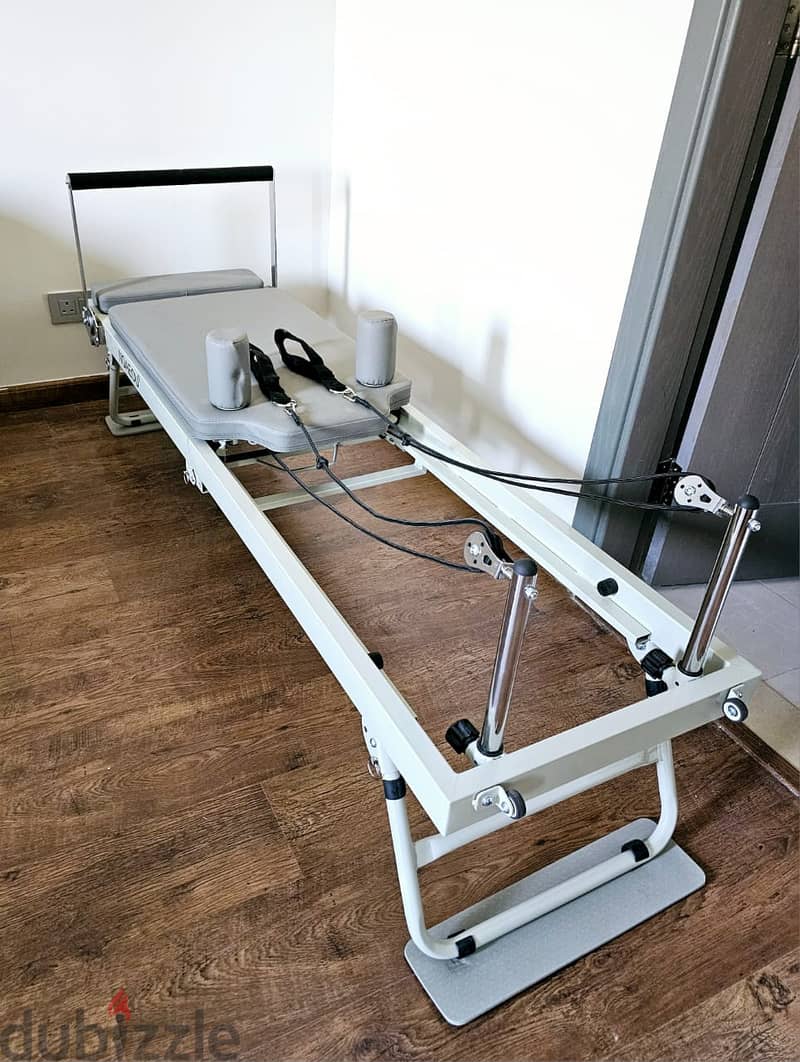 Foldable Pilates Reformer, Yoga Foldable Pilates Core Bed for Home,Su 5