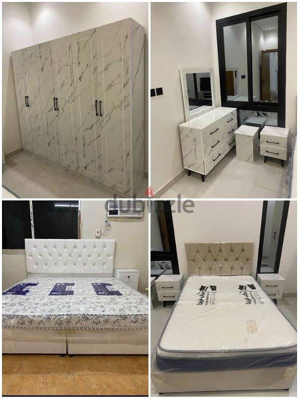 Complete bedroom furniture sets are available in multiple designs,size 6