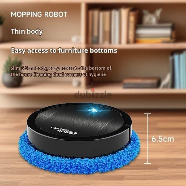 Robot Mop Vacuum cleaner With Supplies  (Cash on delivery all saudia) 0