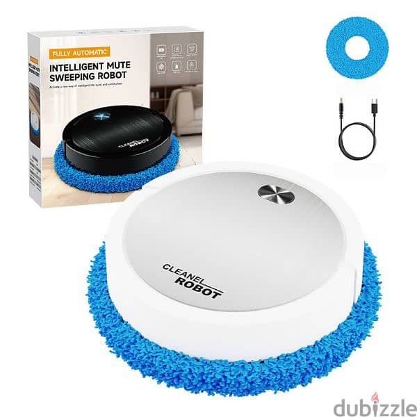 Robot Mop Vacuum cleaner With Supplies  (Cash on delivery all saudia) 3