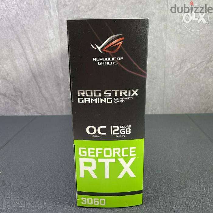 NEW ASUS ROG Strix GeForce RTX 3060 OC V2 12GB 3