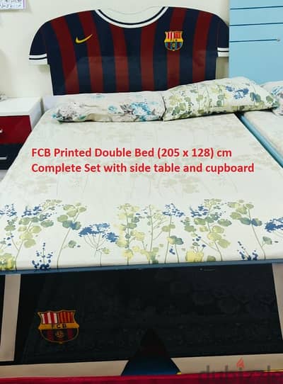 FCB football club printed Queen-size bed set