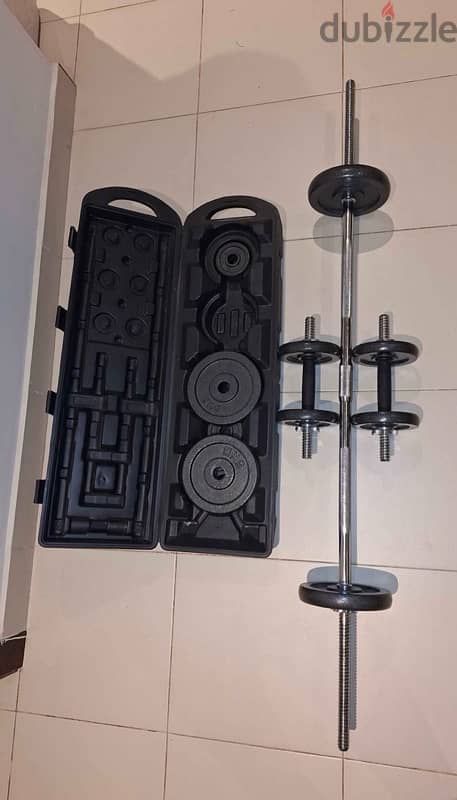 Adjustable Dumbbell & Barbell Set – Perfect for Home Workouts 2