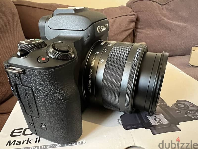 Canon E O S M 50 Mark II Mirrorless 15-45mm and 55-200mm Lenses 1