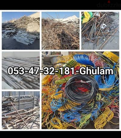 Buying all types of scrap material and old 053-47-32-181-Ghulam