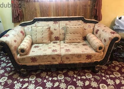 Wooden sofa set