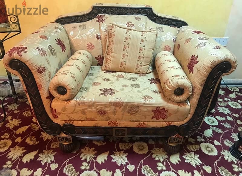 Wooden sofa set 2