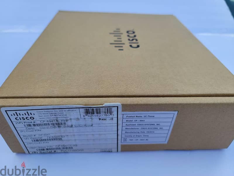 New In Box Cisco IP Phone CP-6941-C-K9 VoIP phone 2