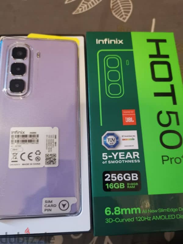 infinix hot 50 pro plus 8+8 256gb memory 0