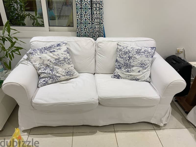 Sofa Set 2 Seater and 3 Seater Ikea 1