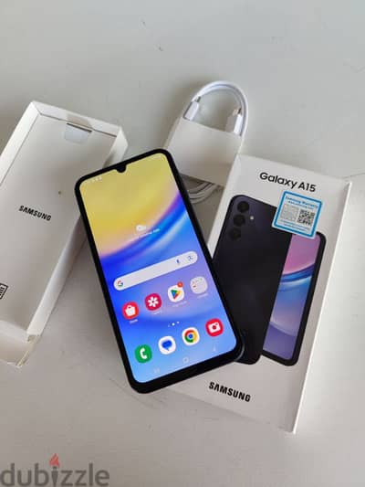 Samsung Galaxy A15 5G,4/128gb, Full Box with cable, barely used