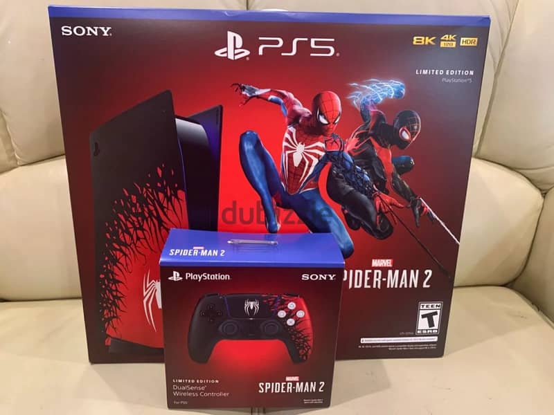 Sony PlayStation 5 disc edition spider man version 1