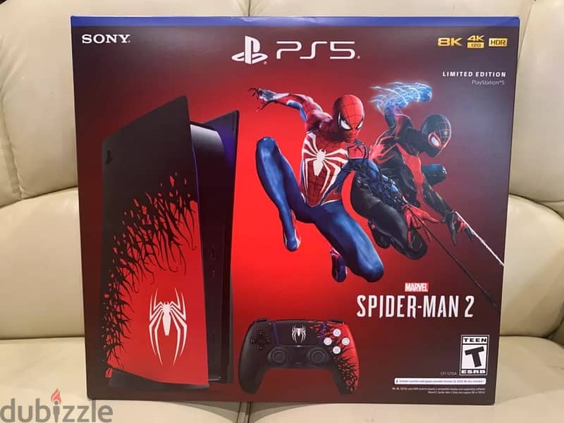 Sony PlayStation 5 disc edition spider man version 4