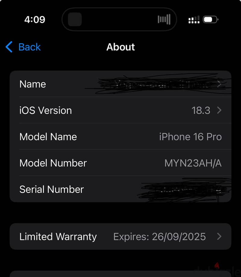 iPhone 16 pro 256gb 0