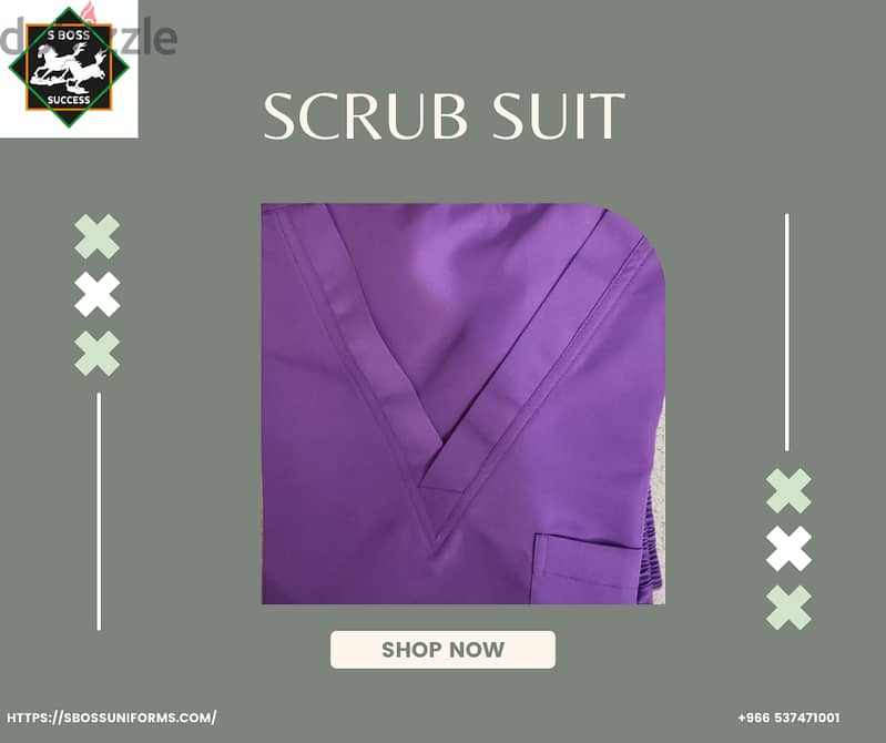 S BOSS Uniforms – All Types Of Scrub Suits Available with 50 riyal! 1