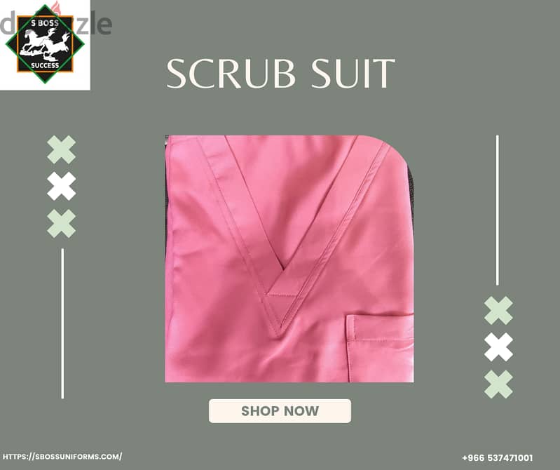 S BOSS Uniforms – All Types Of Scrub Suits Available with 50 riyal! 2