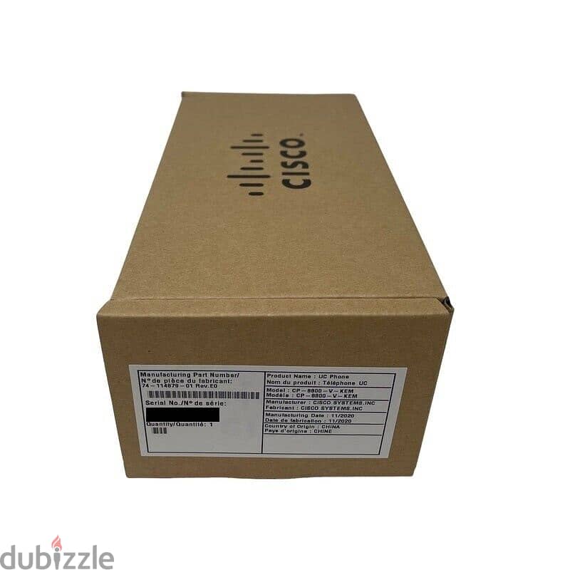 Cisco 8865 Key Expansion Module (CP-8800-V-KEM). 2