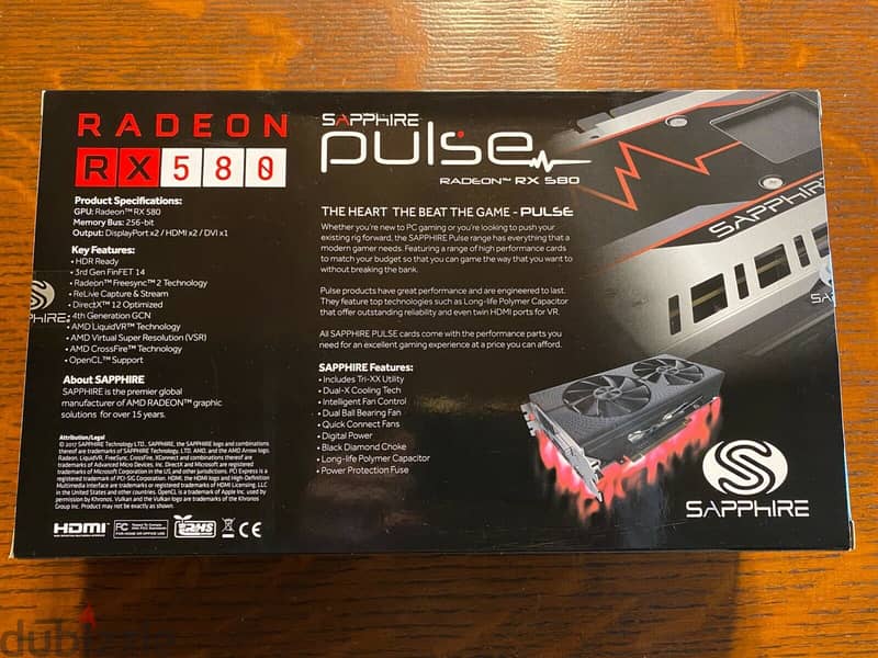 BRAND NEW SAPPHIRE Pulse AMD Radeon RX 580 1