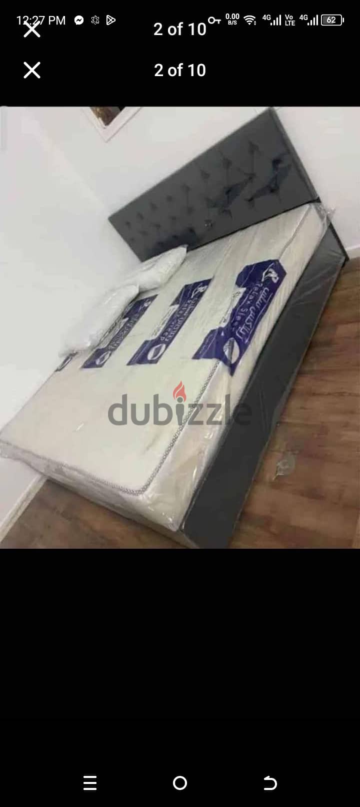 Stylish Double Queen Bedframe And Mattress For Sale In Riyadh 2