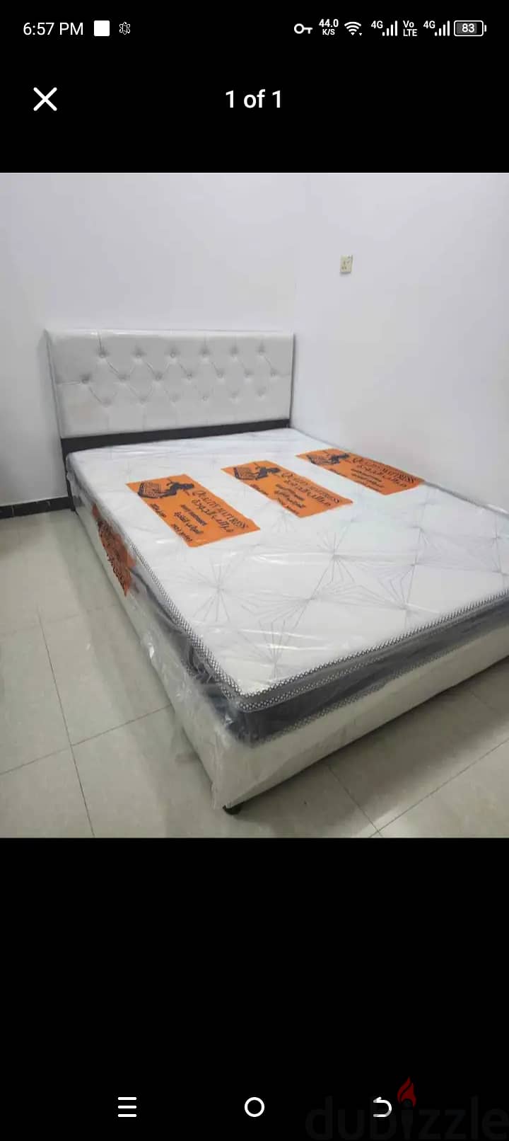 Stylish Double Queen Bedframe And Mattress For Sale In Riyadh 4