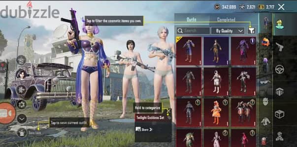 Pubg account level 71 loaded inventory