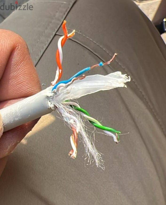 dmeprolink CAT6A U UTP 23AWG LSZH Cable 10 جيجا 500 متر 2