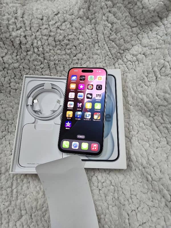 IPhone 15 128gb brand new just box open sale swap 1