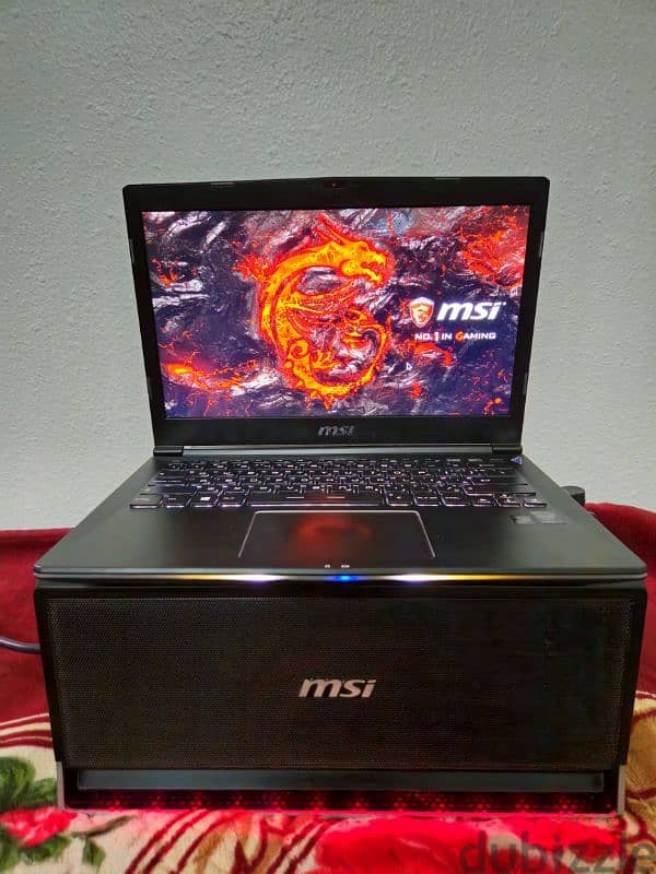 MSI GS30 2M with NVIDIA GTX 1080 8GB Graphics card 1