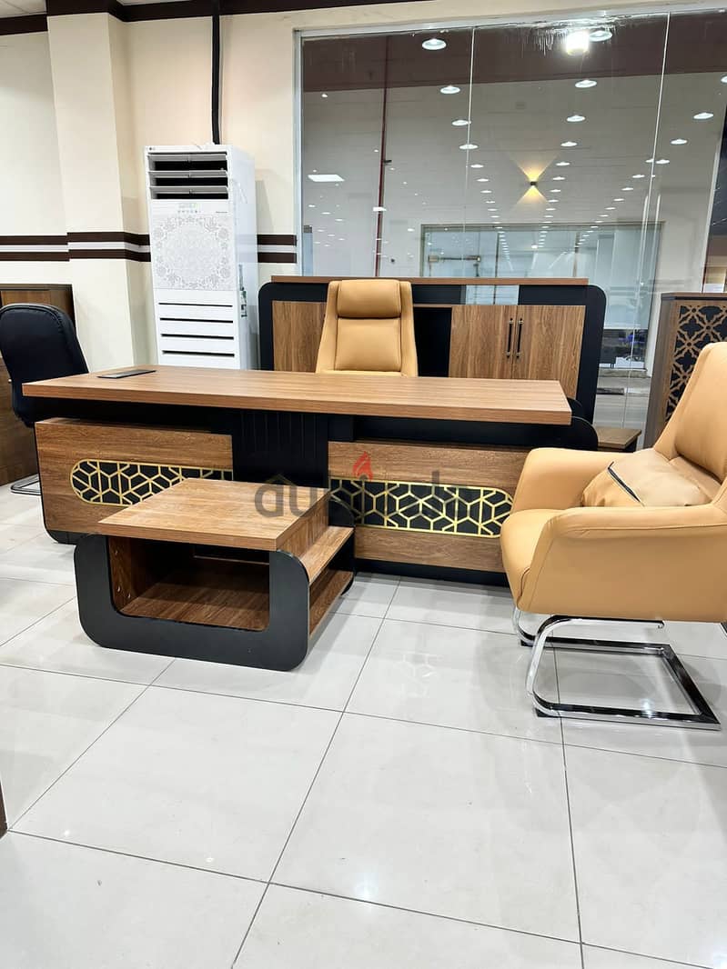 New modern luxury office furniture, high quality, executive desks, and 2