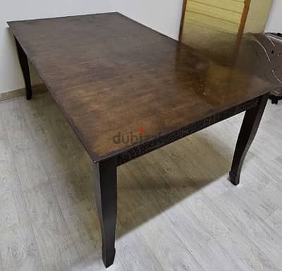 Dining table with chairs available for sale