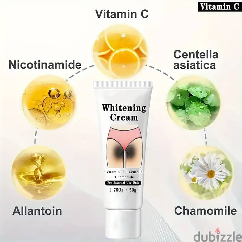 Vitamin-Packed Cream 50g - - Lotion for Body, Private Areas, Underarms 1