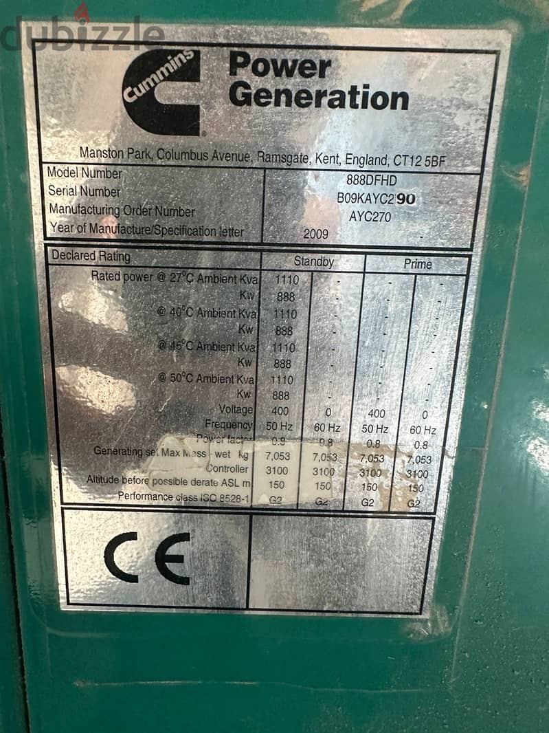 Slightly used generators for sale 2