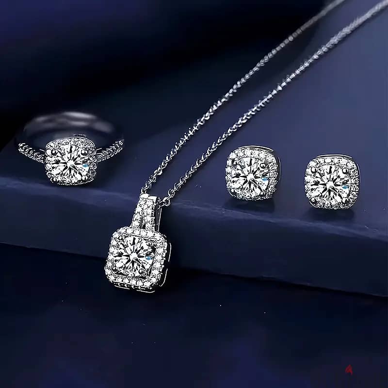 4pcs Luxury Fashion Jewelry Set 0