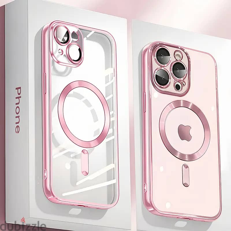 Luxury Clear Plating Ultrathin Case For Iphone 16 15 14 13 12 11 Pro 0