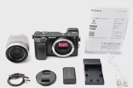 Sony Alpha a6000 24.3MP Digital Camera Black w/ 18-55mm Lens