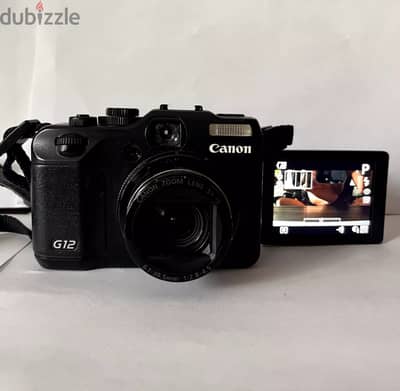 Canon PowerShot G12 10.0MP Digital Camera - Black