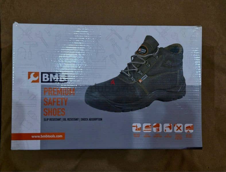 حذاء السلامة مقاس 40 safety shoes BMB 2