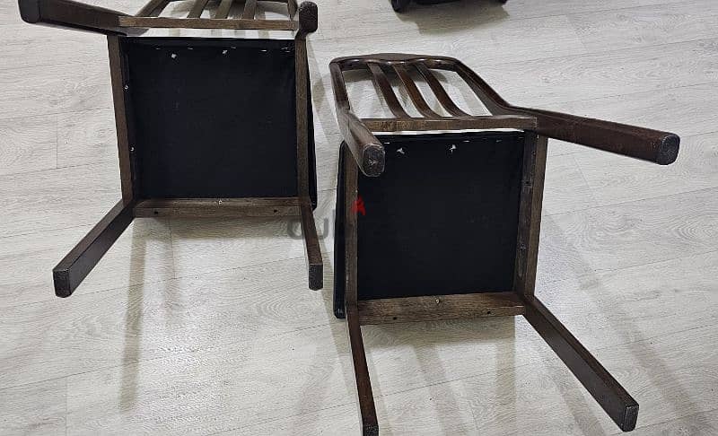 Wooden chairs (4 nos) for sale 2