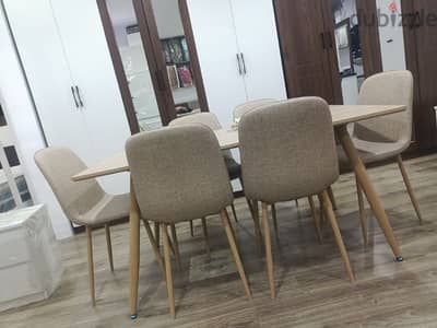 Dining tables available with 4, 6 and 8 chairs