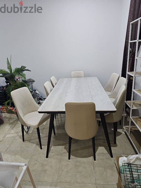 كنب و طاولة طعام sofa and dining table set 1