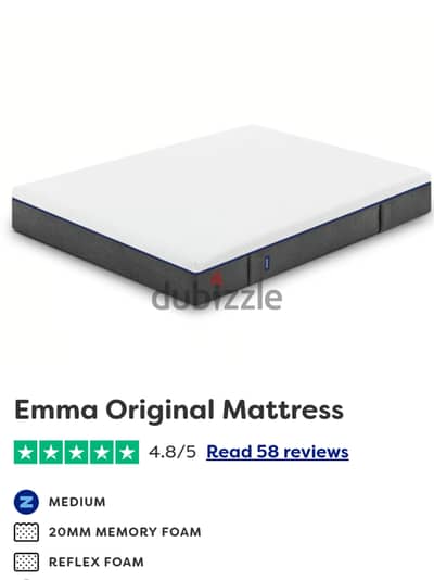 Emma Original Mattress 140x200cm