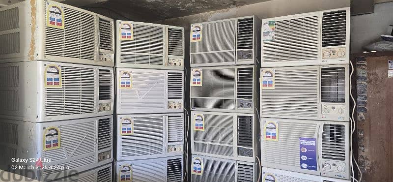 Selling all types of used split & Window air conditioner. 3