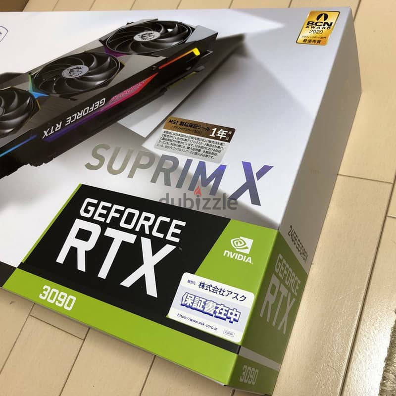 **OFFER** BRAND NEW MSI GeForce RTX 3090 SUPRIM X 24G NVIDIA GeForce 1