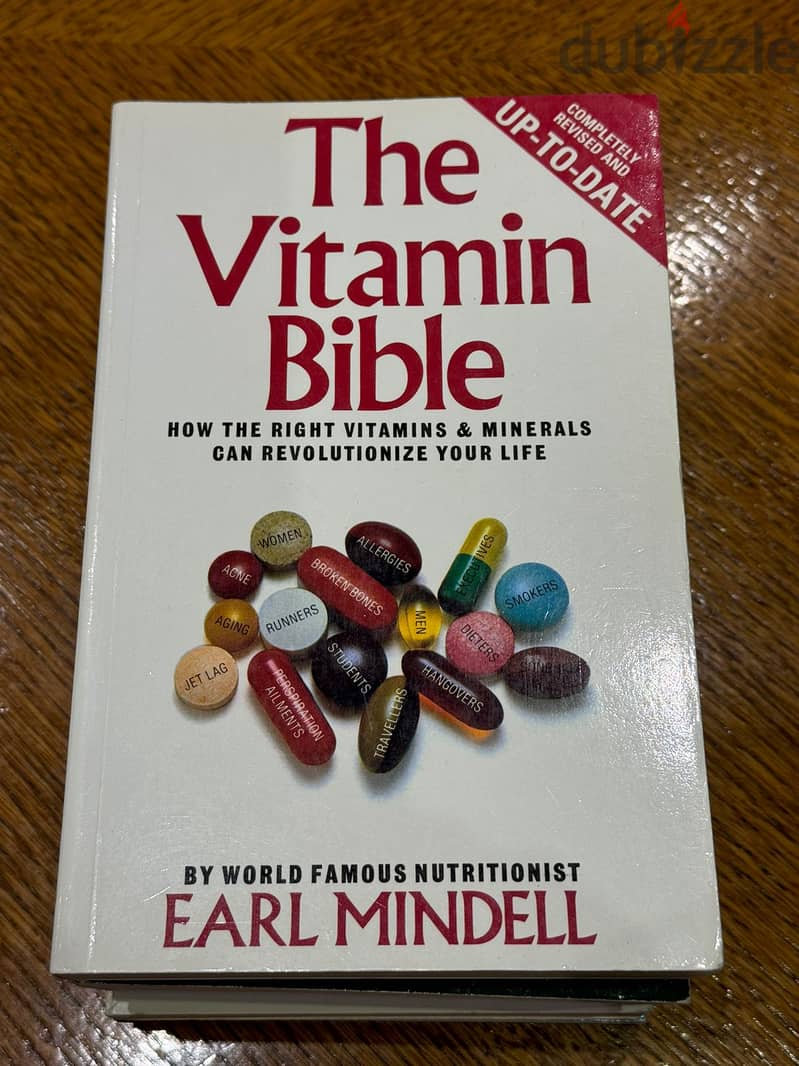 Old, used books on nutrition and health in condition. 14