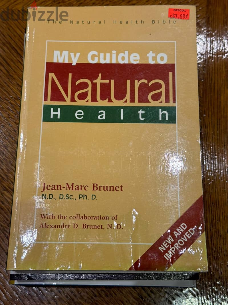 Old, used books on nutrition and health in condition. 17