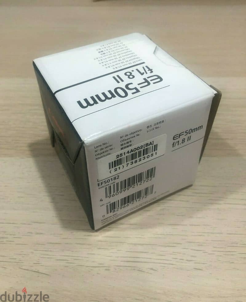CANON EF 50MM F/1.8 II LENS 1