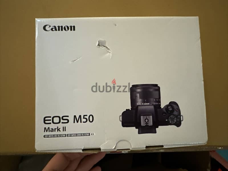 Canon E O S M 50 Mark II Mirrorless 15-45mm and 55-200mm Lenses 1