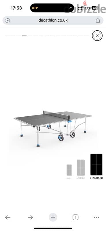 Outdoor tennis table from Decathlon 1
